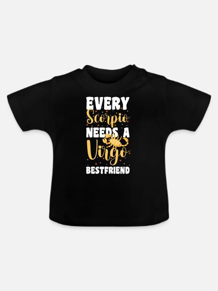 Sternzeichen Astrologie Astro - Baby Bio-T-Shirt mit Rundhals - Schwarz
