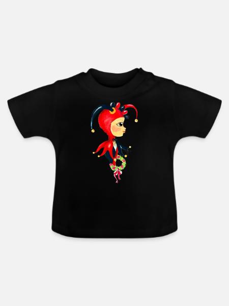 NARR - Baby Bio-T-Shirt mit Rundhals - Schwarz
