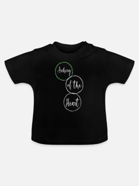 awesome archery techniques archery safety - Baby Bio-T-Shirt mit Rundhals - Schwarz