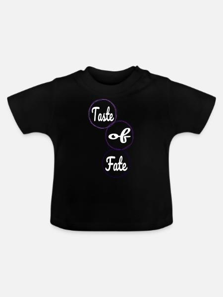 culinary craftsmanship embracing destiny - Baby Bio-T-Shirt mit Rundhals - Schwarz