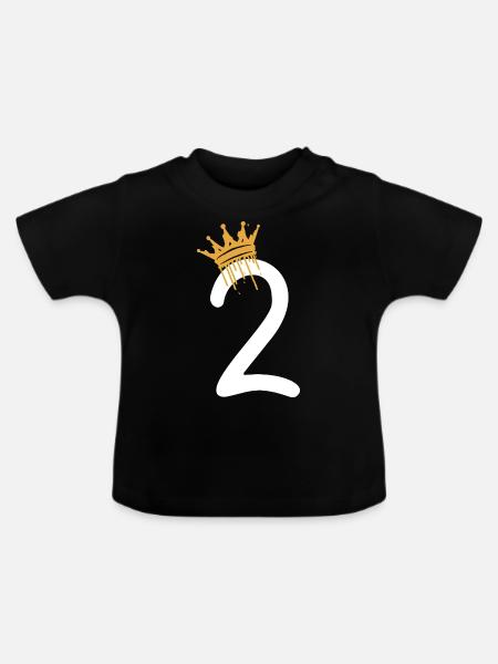 2 - Baby Bio-T-Shirt mit Rundhals - Schwarz