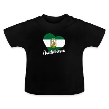 Halbinsel Spanien Andalusien Sevilla Granada - Baby Bio-T-Shirt mit Rundhals - Schwarz - Vorne