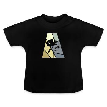 Botanik Botanisch Botanisch - Baby Bio-T-Shirt mit Rundhals - Schwarz - Vorne