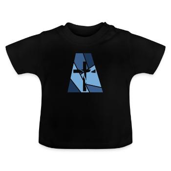 Bibel Bibel Christlich - Baby Bio-T-Shirt mit Rundhals - Schwarz - Vorne
