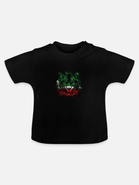 Tschetschenien - Baby Bio-T-Shirt mit Rundhals - Schwarz