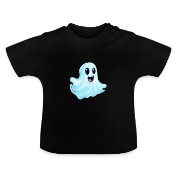 Geist - Baby Bio-T-Shirt mit Rundhals - Schwarz - Vorne