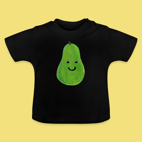 Happy Fruit Birne - Baby Bio-T-Shirt mit Rundhals