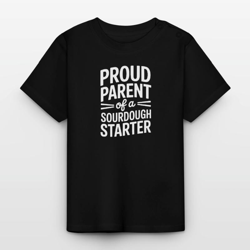 Stolzer Elternteil eines Sauerteigstarters Baby Bio-T-Shirt mit Rundhals