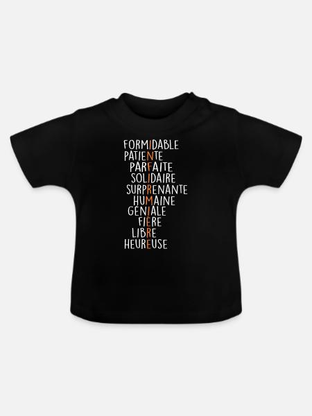 Definition des Begriffs "Krankenschwester" - Baby Bio-T-Shirt mit Rundhals - Schwarz