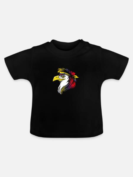 Ecuador - Baby Bio-T-Shirt mit Rundhals - Schwarz
