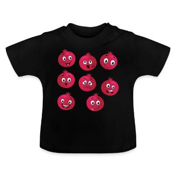 Grenade - T-shirt bio col rond Bébé - noir - Devant