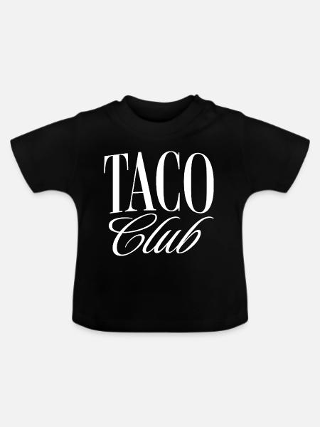 Taco Club - Baby Bio-T-Shirt mit Rundhals - Schwarz