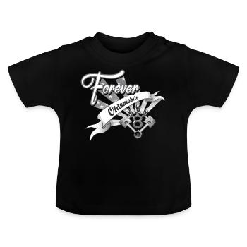 Forever V8 - T-shirt bio col rond Bébé - noir - Devant