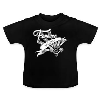 Forever V8 - T-shirt bio col rond Bébé - noir - Devant