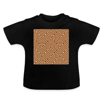 SOUL vecteezy com - Baby Organic T-Shirt with Round Neck - black - Front