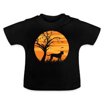 Bardino Majorero Canario Sun Silhouette - T-shirt bio col rond Bébé - noir - Devant