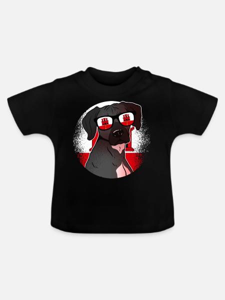 Gibraltar - Baby Bio-T-Shirt mit Rundhals - Schwarz