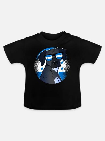 Honduras - Baby Bio-T-Shirt mit Rundhals - Schwarz