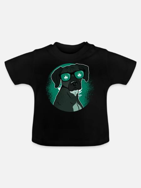 Macau - Baby Bio-T-Shirt mit Rundhals - Schwarz