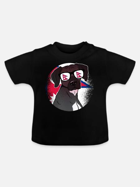 Nepal - Baby Bio-T-Shirt mit Rundhals - Schwarz