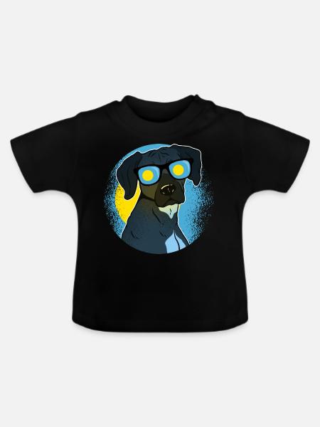 Palau - Baby Bio-T-Shirt mit Rundhals - Schwarz