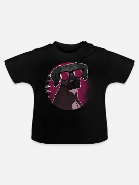 Katar - Baby Bio-T-Shirt mit Rundhals - Schwarz