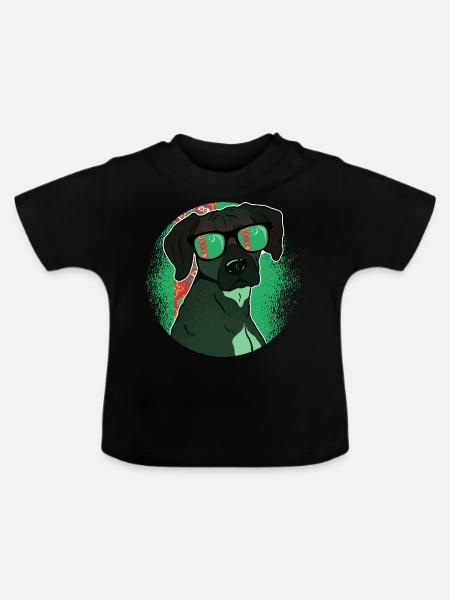 Turkmenistan - Baby Bio-T-Shirt mit Rundhals - Schwarz