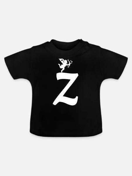 Z - Baby Bio-T-Shirt mit Rundhals - Schwarz