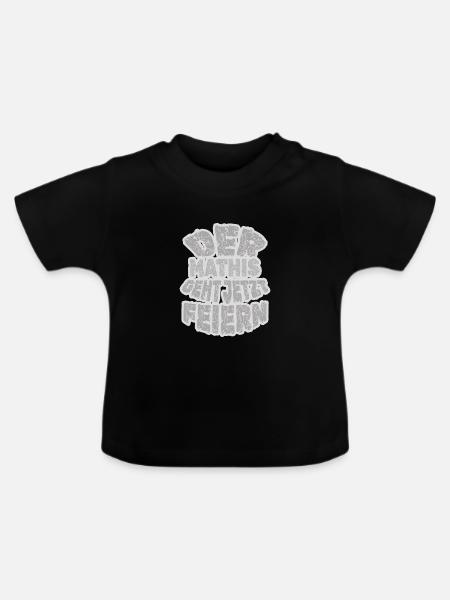 Mathis Mathis - Baby Bio-T-Shirt mit Rundhals - Schwarz
