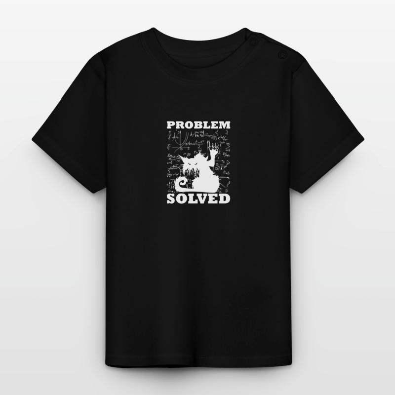 Problem Solved Math Student Homework Math Baby Organic T-Shirt with Round Neck