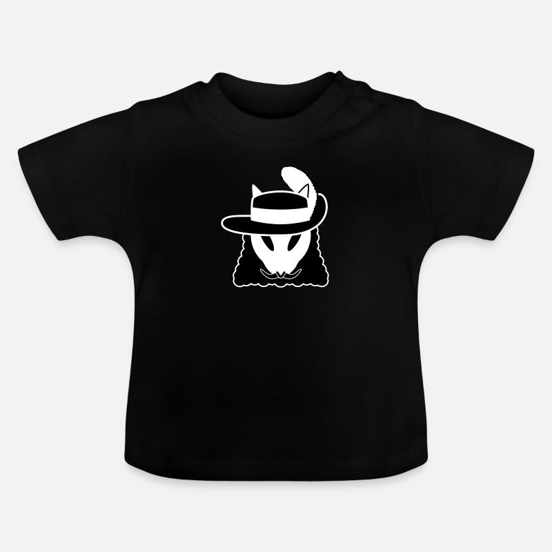 D'Artekuroeil - Baby Bio-T-Shirt mit Rundhals - Schwarz