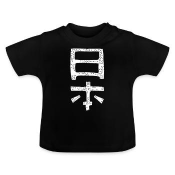 Japan - Baby Bio-T-Shirt mit Rundhals - Schwarz - Vorne
