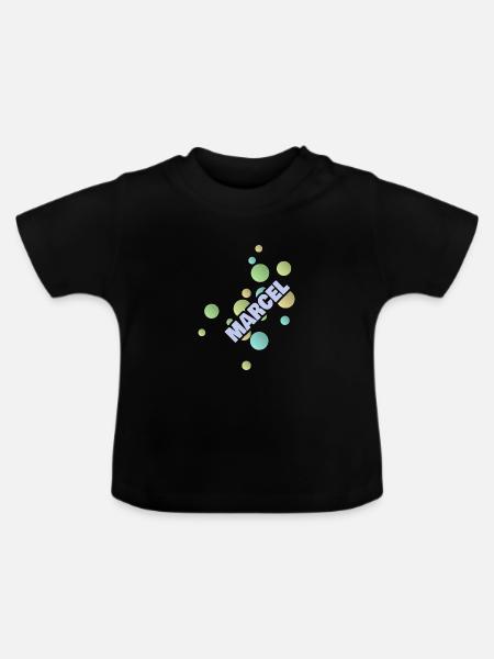 Fachhochschule Marcel - Baby Bio-T-Shirt mit Rundhals - Schwarz