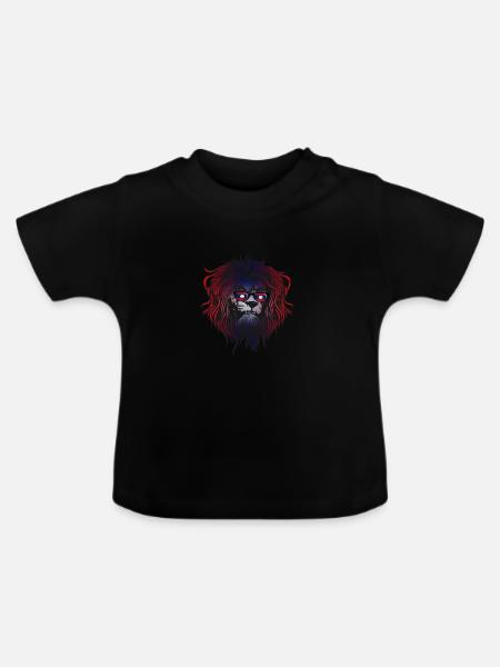 Laos - Baby Bio-T-Shirt mit Rundhals - Schwarz