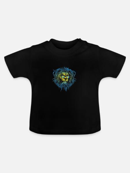 Palau - Baby Bio-T-Shirt mit Rundhals - Schwarz