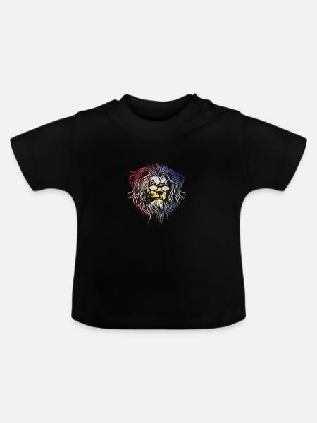 Saba - Baby Bio-T-Shirt mit Rundhals - Schwarz