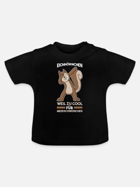 Erdmännchen - Baby Bio-T-Shirt mit Rundhals - Schwarz