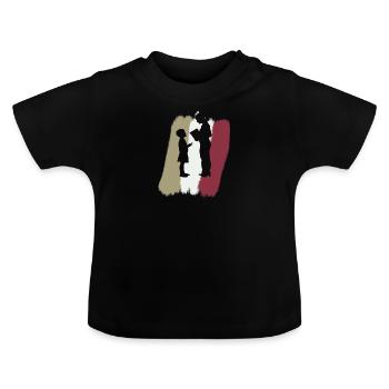 Enseignant à l’école primaire - T-shirt bio col rond Bébé - noir - Devant