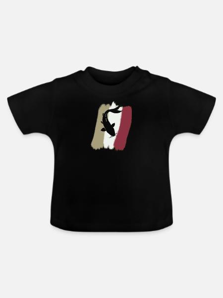 Koi - Baby Bio-T-Shirt mit Rundhals - Schwarz