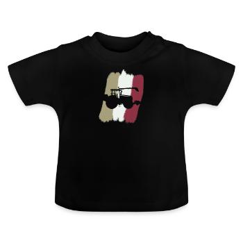 Fermier Ranch Fermier - T-shirt bio col rond Bébé - noir - Devant