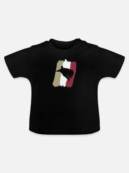 Wingsuit Fliegen Unfall - Baby Bio-T-Shirt mit Rundhals - Schwarz
