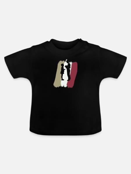 Grundschullehrer Lehrer - Baby Bio-T-Shirt mit Rundhals - Schwarz