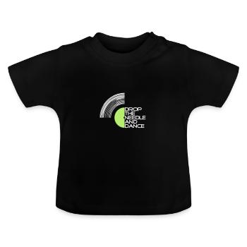 Vinyle - T-shirt bio col rond Bébé - noir - Devant