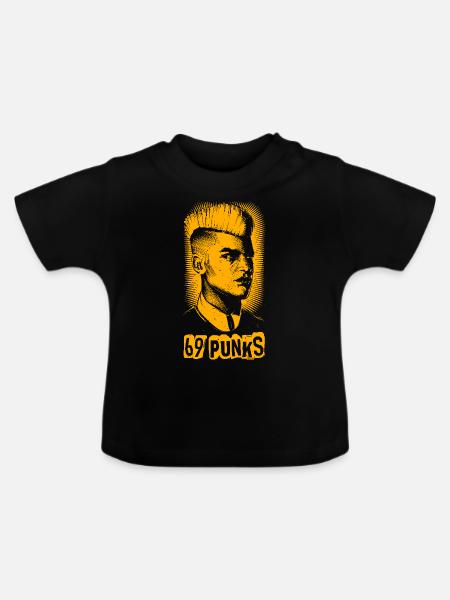 Punk 69 - Baby Bio-T-Shirt mit Rundhals - Schwarz