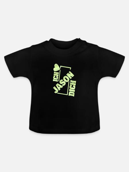 Geschenk für Jason - Baby Bio-T-Shirt mit Rundhals - Schwarz