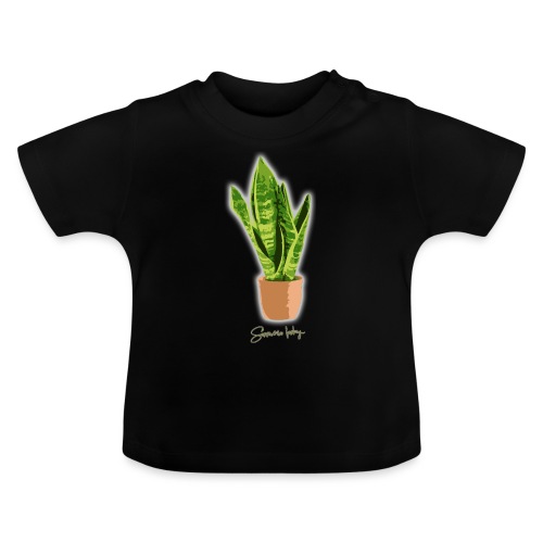 sanseveria fanboy - Baby biologisch T-shirt met ronde hals
