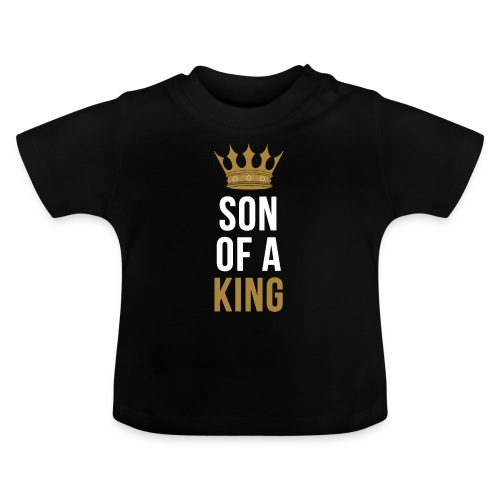 Son of a King Vater Sohn partnerlook - Baby Bio-T-Shirt mit Rundhals