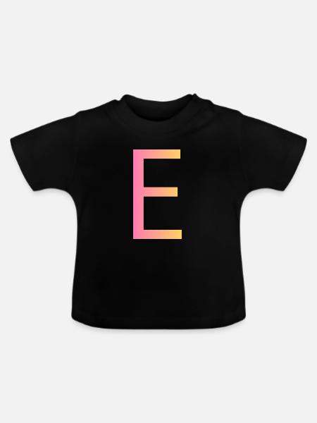 E - Baby Bio-T-Shirt mit Rundhals - Schwarz
