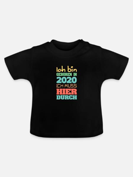 in 2020 - Baby Bio-T-Shirt mit Rundhals - Schwarz