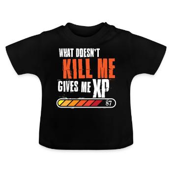 Gamer - Baby Organic T-Shirt with Round Neck - black - Front